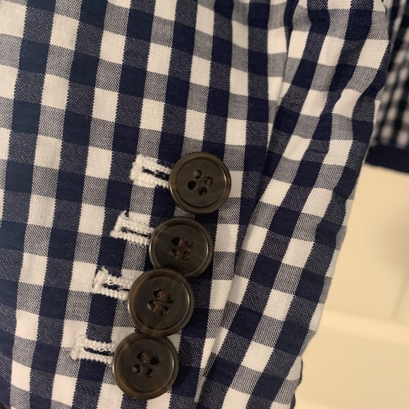 Gingham blazer by JCrew sz 4 - Picture 6 of 8